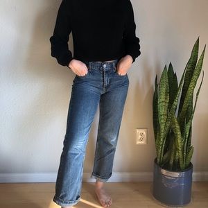 Levi’s Cropped Boyfriend Jeans